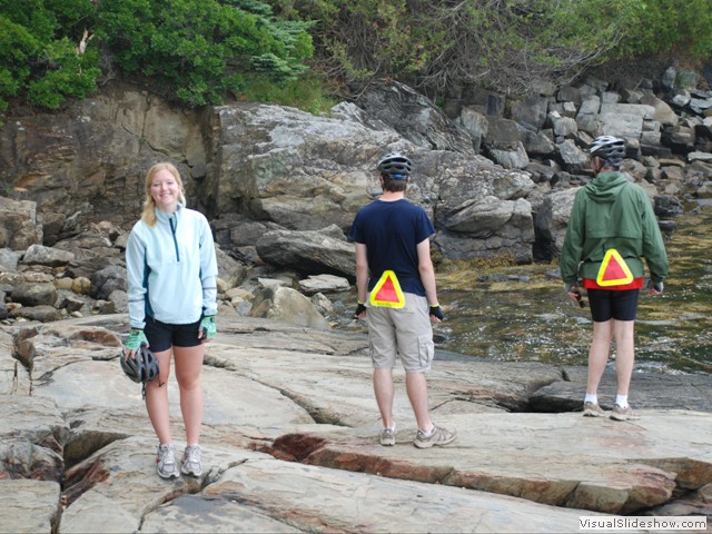 August 2: Exploring rocks near Rockport.