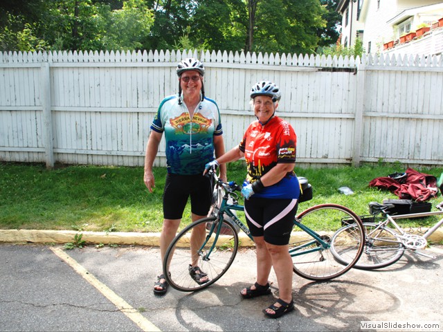 August 3:  Bob and Nancy finish their Maine bicycling adventure.