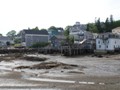 July 31: After finishing our ride, we shuttled to the fishing village of Stonington.  It was low tide.