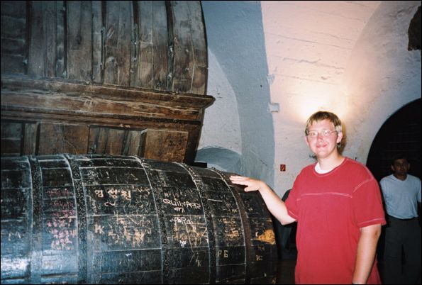 Heidelberg castle wine