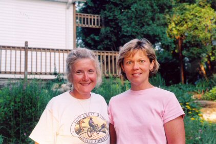 Nancy and Julie in Wooster