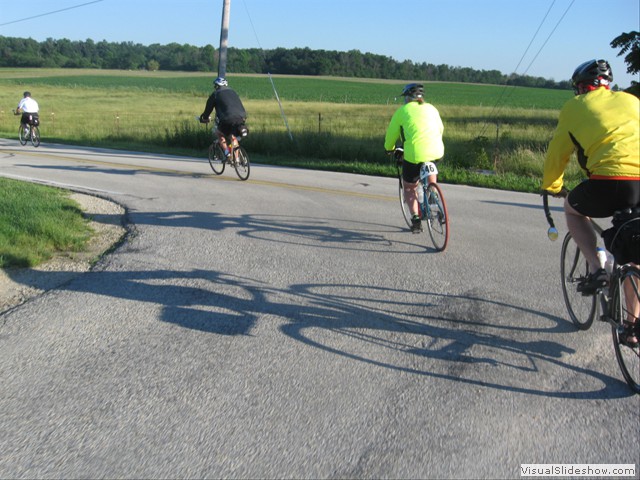 Wednesday June 19:  Greenville to New Bremen. Beautiful early morning riding.