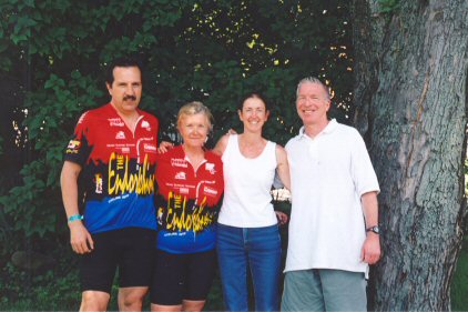 Here we are with Joe and Linda