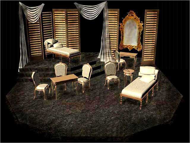 Scenic/Lighting Design for Dangerous Liaisons