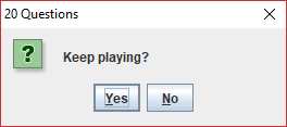 Keep Playing Question