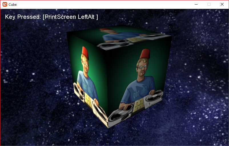 Screenshot of sample implementation