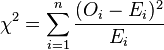 Formula for chi squared test statistic. Image taken from Wikipedia.
